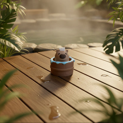 Clickity – Capybara Chillin' in a Barrel