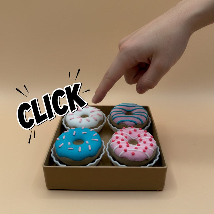 Clickity Doughnuty - Tray of Four