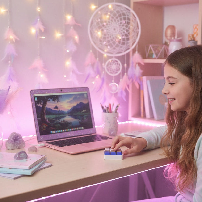 Clickity - Keyboard Fidget Clicker 9-Key