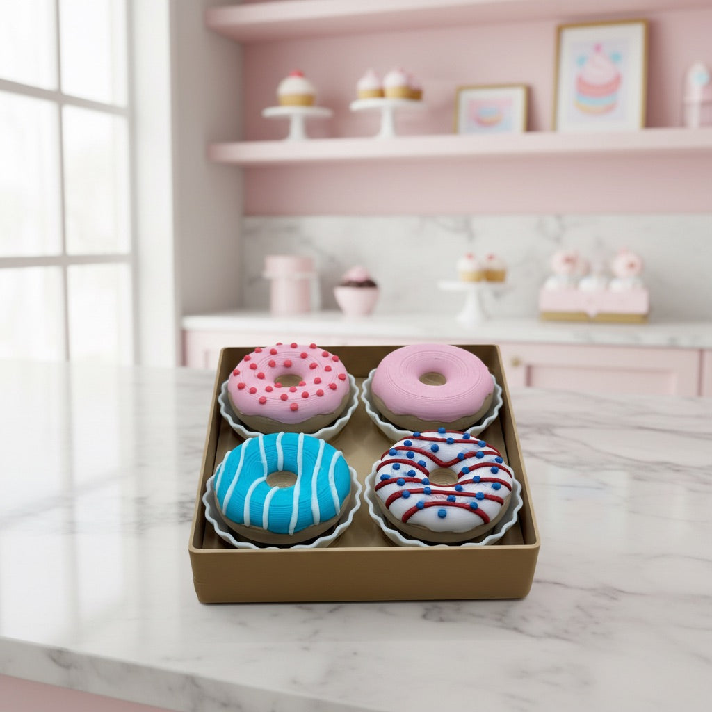 Clickity Doughnuty - Tray of Four