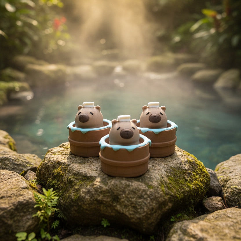 Clickity – Capybara Chillin' in a Barrel
