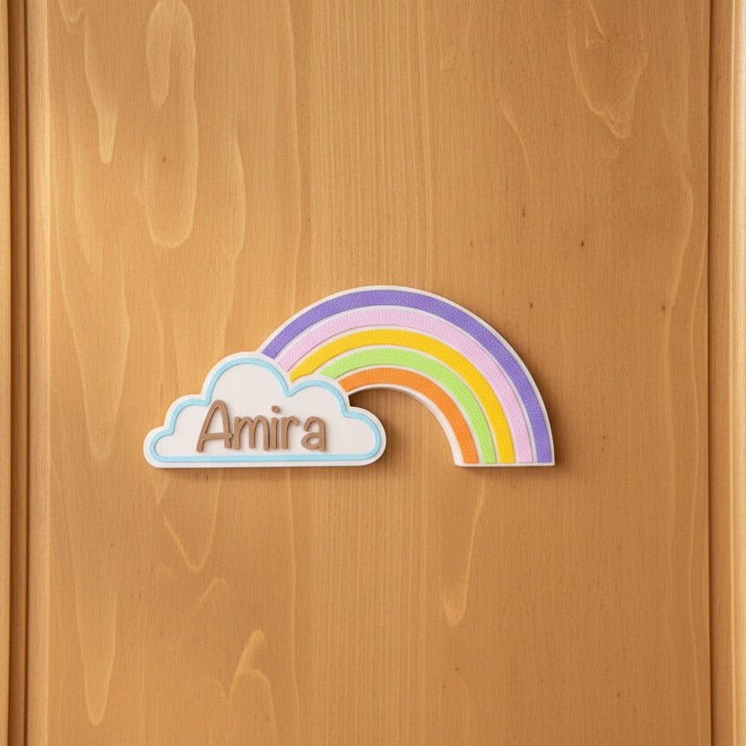 Personalised Name Sign - Rainbow