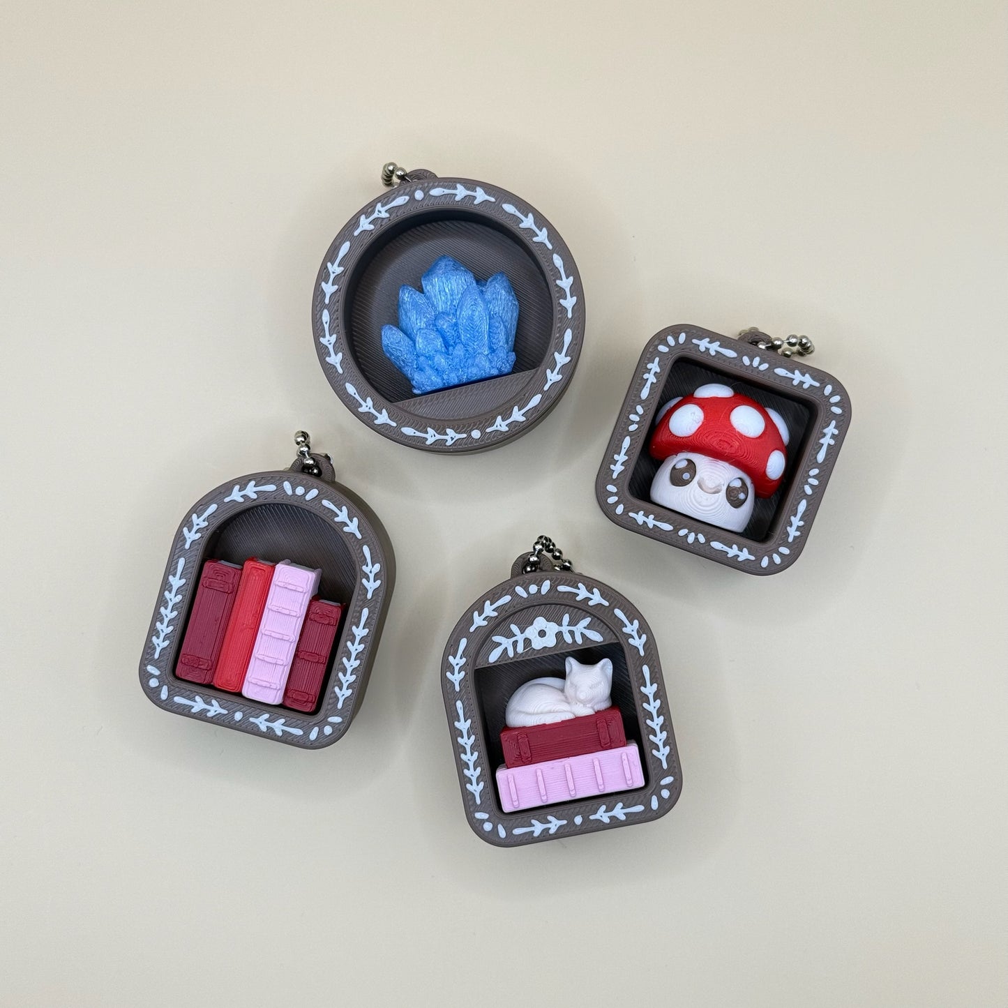 Clickity - Book Nook Keychain