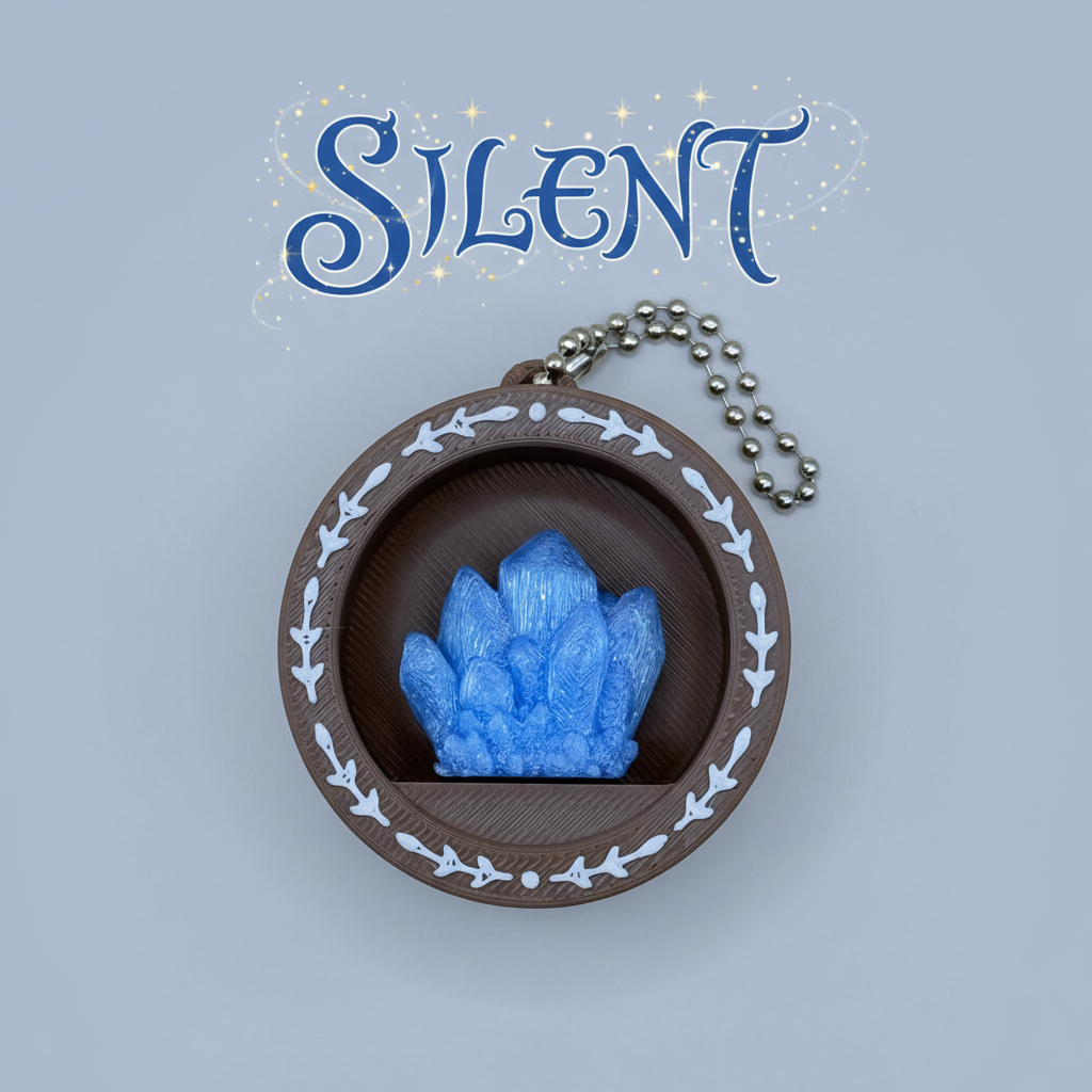 Clickity Book Nook Keychain - Magic Crystal SILENT