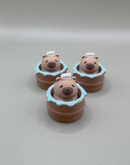 Clickity – Capybara Chillin' in a Barrel
